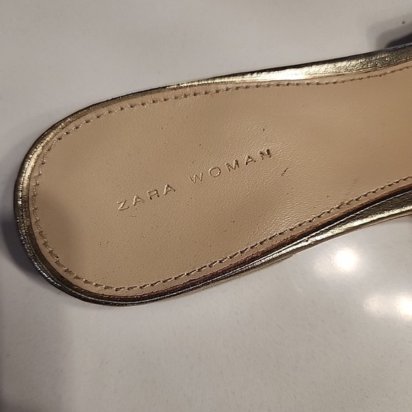 Zara Size 36 Sandals With Jewels - Picture 3 of 6